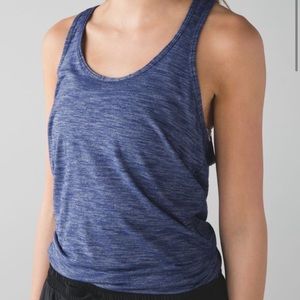 Lululemon Salute the Sun Racerback Tank in Heathered Hero Blue 6